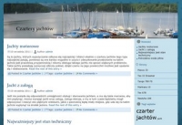 Czartery jachtów
